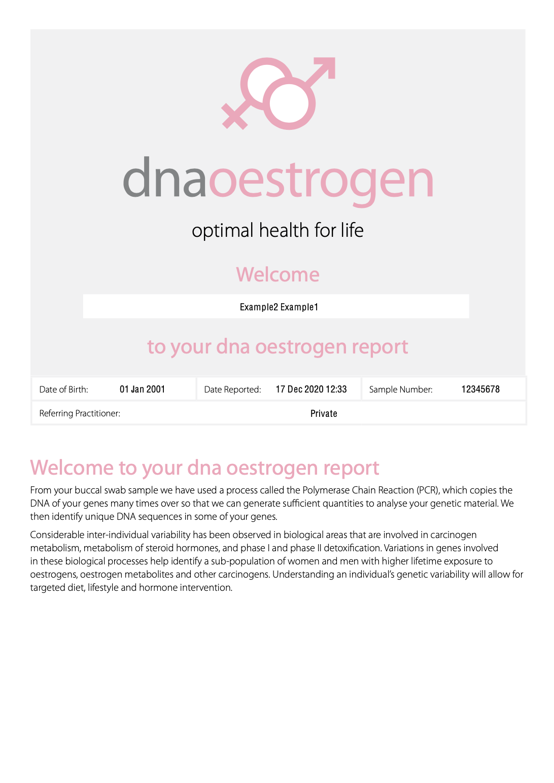 DNA Oestrogen